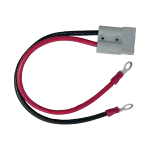 50A ANDERSON CONNECTOR 8MM EYELET 30CM 8AWG