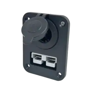 50A ANDERSON STYLE CONCTR PNEL MOUNT WITH CIG SOCKET