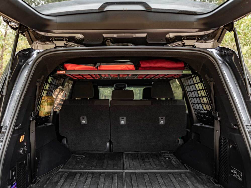 KAON Standalone Rear Roof Shelf to suit Toyota LandCruiser LC300 [Type: Large Side Molle Panels]