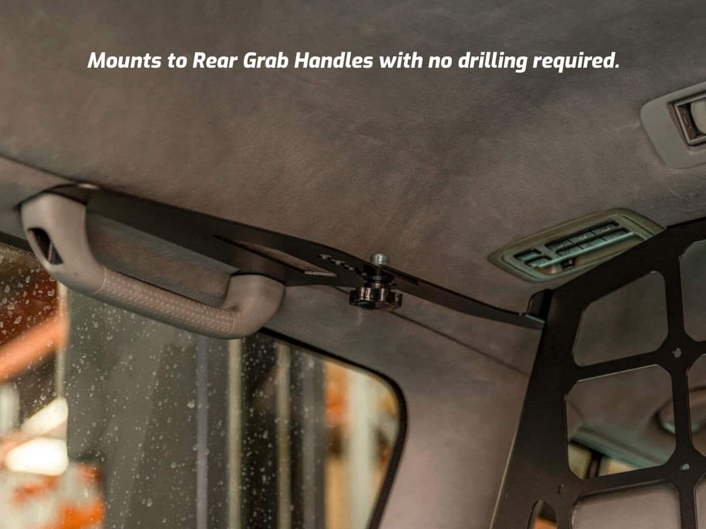 KAON Light Cargo Barrier to suit Toyota LandCruiser LC100/LC105 [Rear Handles Downwards]