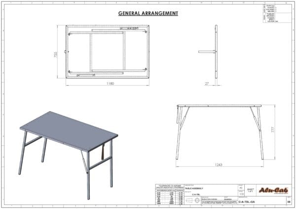 Alu-Table