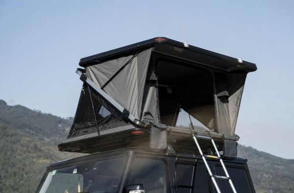 truck car camping rooftop tent